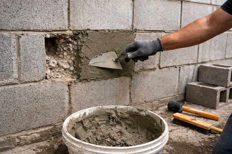 Block Wall Repair in Nitro, WV