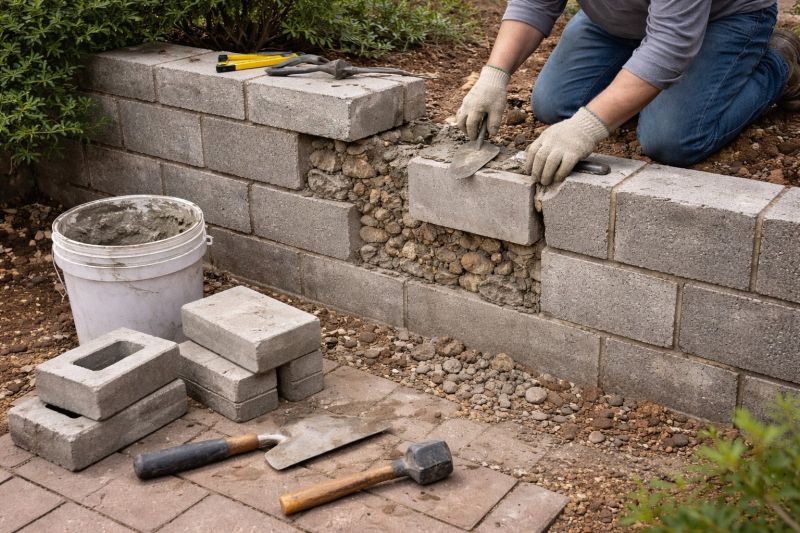 Block Wall Repair in Poca, WV