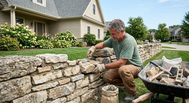 Brick Fence Repair in Charleston, WV