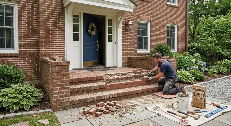 Brick Flatwork Repair in Elkview, WV