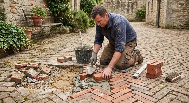 Brick Flatwork Repair in Hurricane, WV