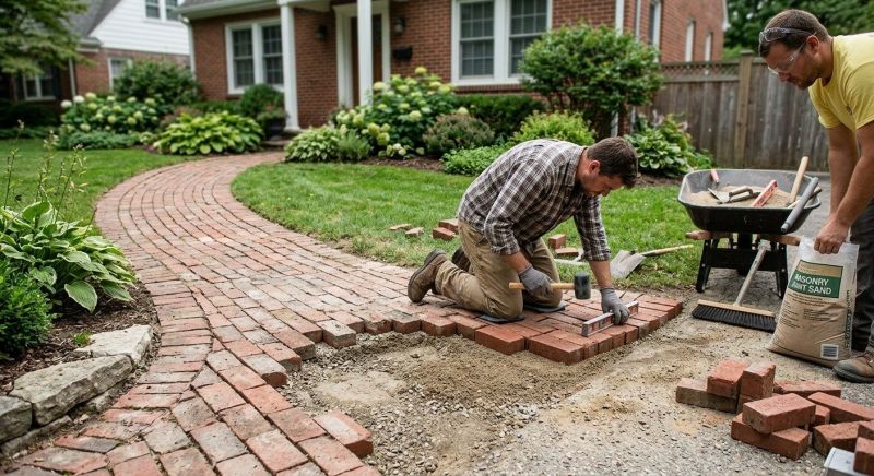 Brick Flatwork Repair in Indore, WV