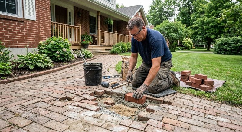 Brick Flatwork Repair in Putnam County, WV