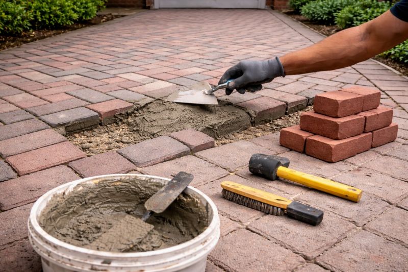 Brick Hardscape Repair in Charleston, WV