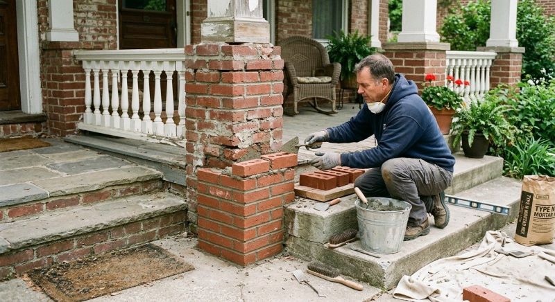 Brick Stairs Repair in Nitro, WV