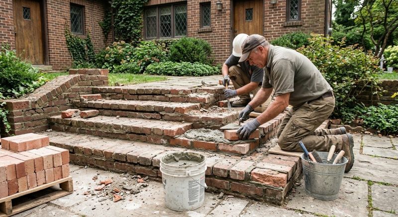 Brick Stairs Repair in Putnam County, WV