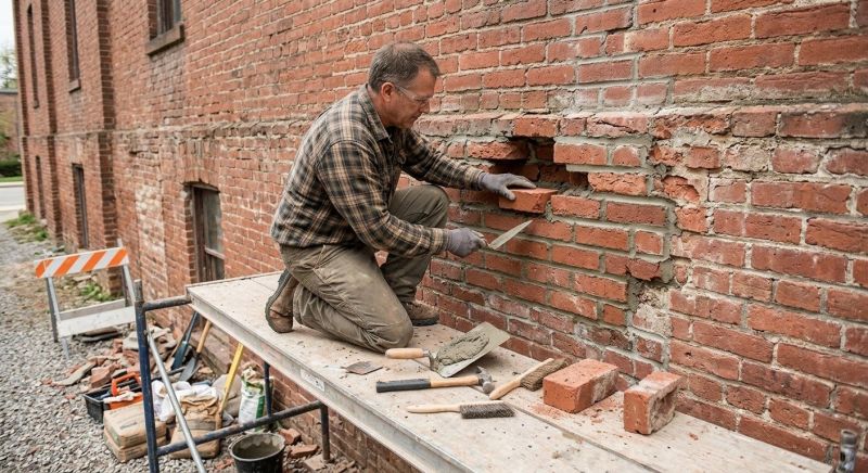 Brick Stairs Repair in Putnam County, WV