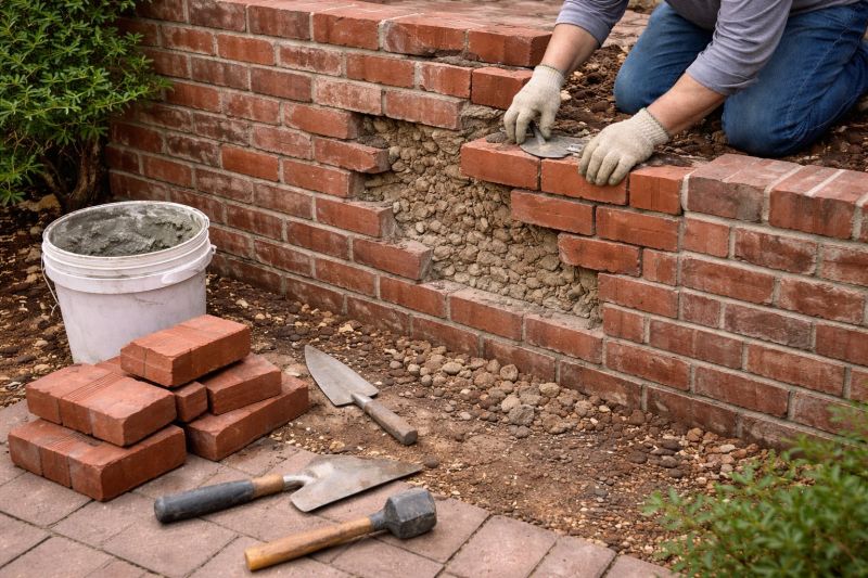 Brick Wall Repair in Charleston, WV