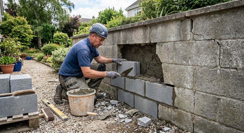 Concrete Block Repair in Walton, WV