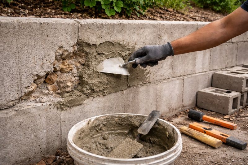 Retaining Wall Repair in Alum Creek, WV