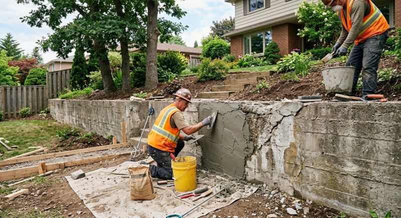 Retaining Wall Repair in Kanawha County, WV