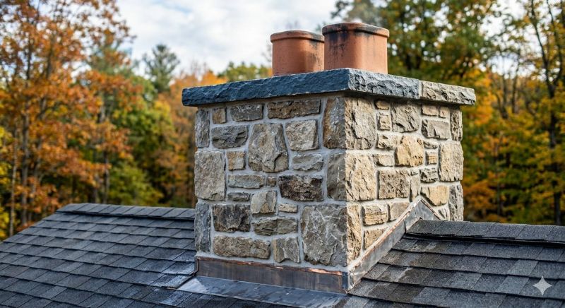 Stone Chimney Installation in Nitro, WV