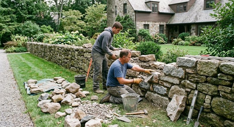 Stone Wall Repair in Charleston, WV