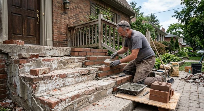 Stonework Repair in Amma, WV